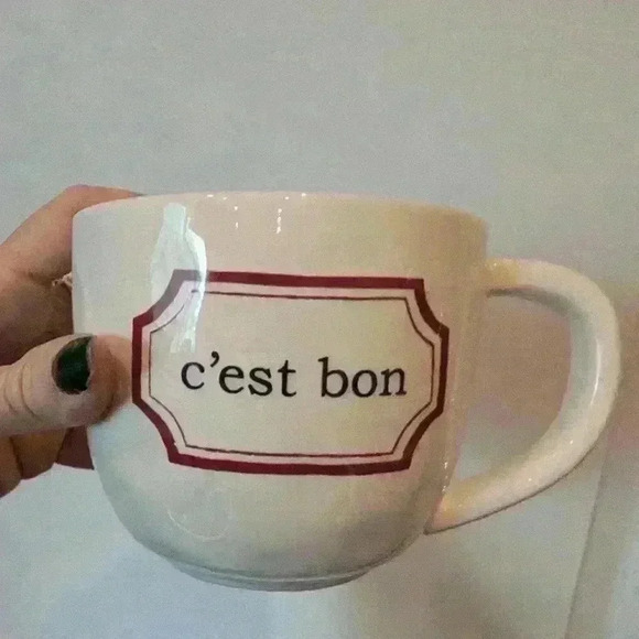 Rae Dunn m stamped CEST  bon cappuccino mug - Picture 6 of 6